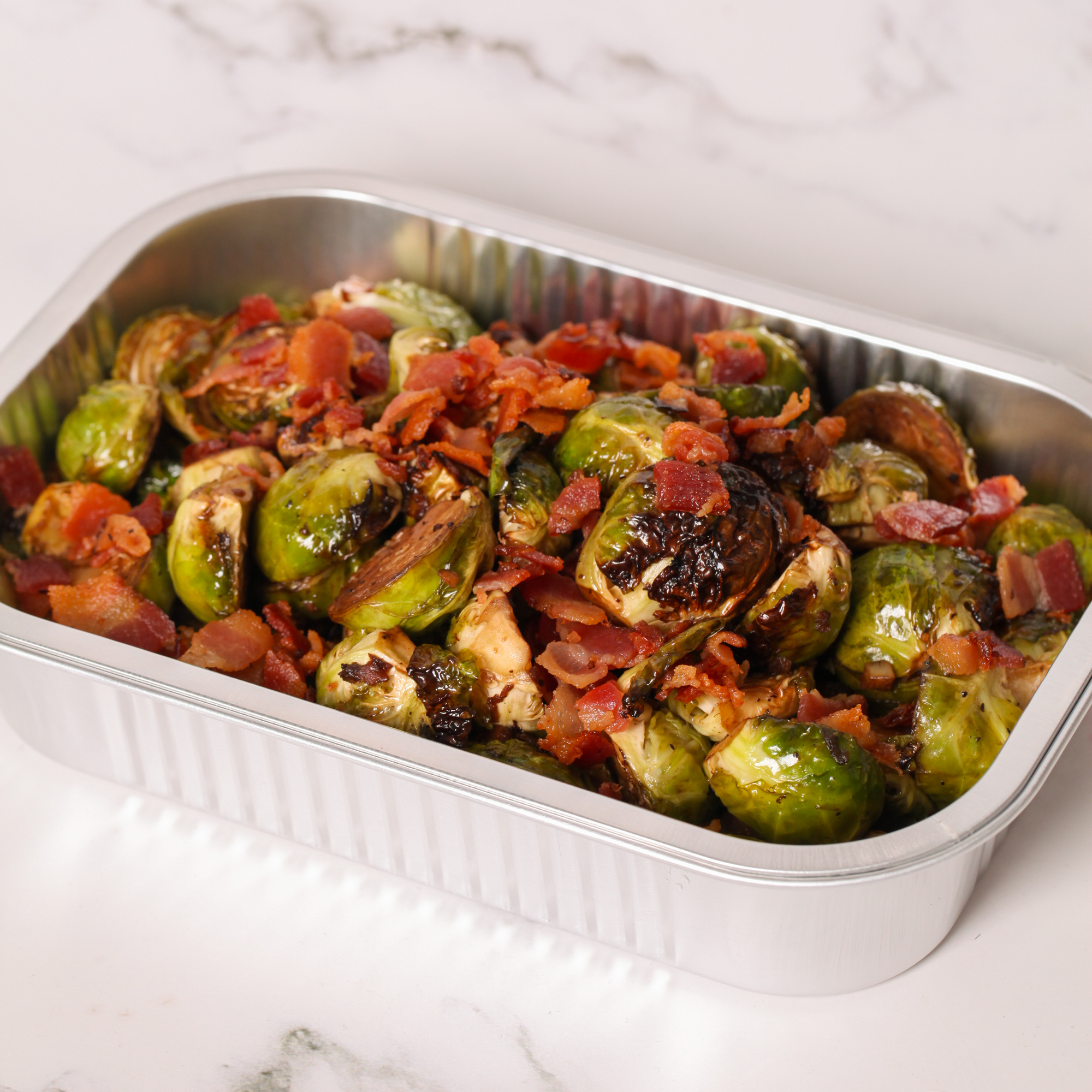 Balsamic & bacon brussels sprouts